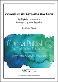 Fantasia on the Ukrainian Bell Carol - Flute Choir P.O.D. cover Thumbnail